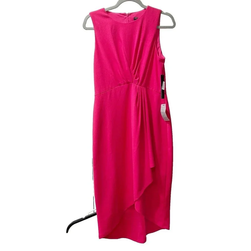 Maggie London NEW Dress 6 Wrap Feminine whimsical wrap corset coquette - Picture 1 of 10